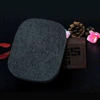 Natūralios juodos bambuko anglies veido valymo kempinė medienos pluošto veido prausiklis Clean Sponge Beauty Makeup Acce 1PC
