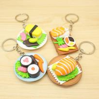Naujas japonų restoranas „Sushi Salmon Simulation Food Keychain Pendant“ kūrybinė dovana