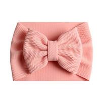 5 colių „Bowknot“ galvos juosta kūdikiams, elastinga turbana, vaikiški lankai, galvos juostos, plaukų priedai rožinė