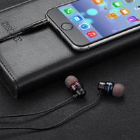VAORLO 3.5MM sunkiųjų žemųjų dažnių ausinės laidinės ausinės HiFi stereofoninės muzikos ausinės su mikrofonu išmaniesiems telefonams Kompiuteris
