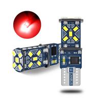 2PCS T10 W5W Nauji itin ryškūs LED automobilių stovėjimo žibintai WY5W 168 501 2825 automatinė pleišto posūkio šoninė lemputė automobilio salono skaitymo kupolinė lemputė raudona