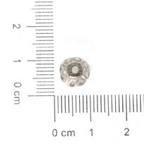 Spalvų mišinio metalo gėlės žiedlapio galas tarpiklis Šventų karoliukų dangteliai Pakabukai karoliukų puodeliai papuošalams karolių gaminimo reikmenys 6×8mm 100pcs gray