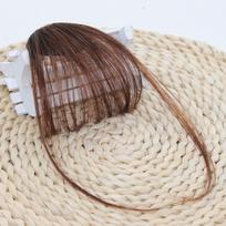1 vnt. Oro kirpčiukai susegti kirpčiukai priekyje Tvarkingi kirpčiukai Fringe Hair Moterų susegta plaukų segtukas priauginami plaukų priedai Stiliaus įrankiai