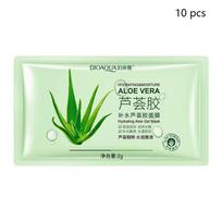 Bioaqua Drėkinamoji alavijo gelio kaukė Drėkinamoji Gaivinanti Nelipni Miego kaukė 10pcs