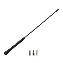 Universali automobilio radijo lanksti anti-triukšmo bičių įgėlimo antena su varžtais 41 CM 16 colių juoda
