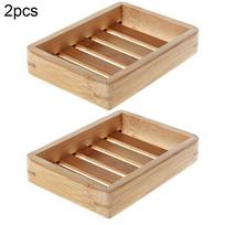 Storage Soap Rack Soap Holder 10*8.7*2.2cm Bamboo Soap Dish