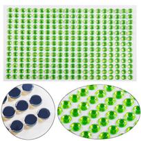 1500 vnt./rinkinys 3mm Diy Decal Art Crystal Bling Kalnų krištolo lipdukai, skirti telefono dėklo dekoravimui YSXX žalia