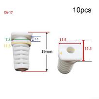 Laido apsauga 10vnt Kabelio Kabelio movos Jungtis 4mm-white