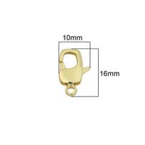 Vario omarų užsegimas atviras žiedas, pritvirtintas masiškai apyrankėms, karolių gamybai rankų darbo papuošalams 10x16mm
