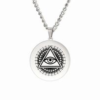 Eye of Horus All Seeing Eye Egipto pakabukas Kaklo papuošalas Ra Witchy Talisman Illuminati Mason Magical Protection Amuletas vyrams Moterų papuošalai
