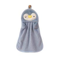 Pakabinamas rankšluostis sugeriantis rankšluostis vaikiškas rankšluostis kūdikiui Lovely Penguin Duck Minkštas ir nekenksmingas odai