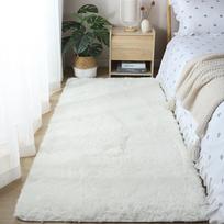 Šiltas kilimas Miegamojo antklodė prie lovos Namai Svetainė Mergaičių kambarys Pliušinė antklodė po lova 40cmx60cm balta