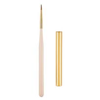 Nagų dailės šepetėlis Nagų priauginimo gelio šepetėlis Builder Gel Brush Nail Art Liner Brush Nail Dotting Pen Home DIY manikiūro salono reikmenys beige