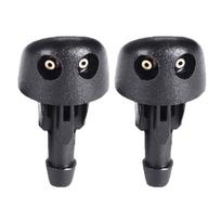 2vnt priekinio stiklo valytuvo apiplovimo purkštukas 7700413545 skirtas Renault Clio MK2 1998-2012 m. 2X black