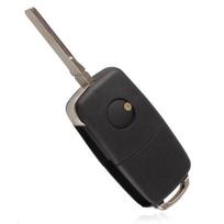 2 mygtukų atverčiamas nuotolinio valdymo pultas, sulankstomas automobilio korpuso dėklas, skirtas Golf Bora SEAT Skoda juoda