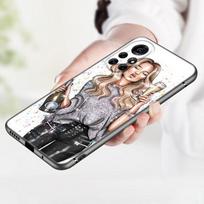 Madingo stiliaus merginos telefono dėklas, skirtas Huawei Honor 60 50 SE 30S Mate 30 20 10 Lite 40 Nova 9 8 Pro Y60 8i 7i 7SE 5T Premium Huawei Nova 5T