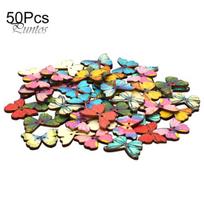 50 vnt. paukščių drugelių pelėdų sraigių širdelės medinės sagos, skirtos siūti „pasidaryk pats“ iškarpoms 50pcs Butterfly