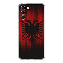 Albanijos vėliavos dėklas telefonui Samsung Galaxy S24 S23 S22 S20 Ultra S21 FE 5G S10 S9 Plus S10E S8 Minkštas silikoninis skaidrus dėklas Samsung S8
