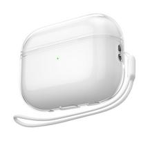 Blizgantis skaidrus dėklo dangtelis, skirtas Airpods Pro 4 2 Gen 1 3 Air Pods Airpodspro 2023 2022 2019 2nd 1-os kartos silikoniniai smūgiams atsparūs priedai For Airpods Pro 2 gryna