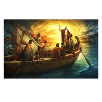 HD Jėzaus Kristaus drobės menas Šiuolaikinis krikščioniškas sienų dekoras gyvenamojo kambario dvasiniams plakatams 20x30cm No Frame