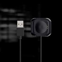 50 cm išmanusis laikrodis Magnetinis įkroviklis Išmaniojo laikrodžio įkrovimo laidas USB įkraunamas adapteris Hw22 išmaniajam laikrodžiui black