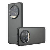 Dėklas, skirtas Oppo Realme 13 Pro Plus 13pro Luxury Armor Matte Clear PC + silikoninis telefono dangtelis, skirtas Realme13 4G 13 Pro+ akrilinis plonas smūgiams atsparus buferis Realme 13 Pro juoda