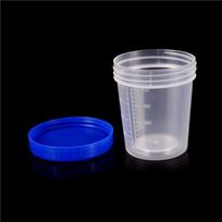 120 ml plastikinis mėginio talpyklė, proceso konteineris, šlapimo puodelis su dangteliu