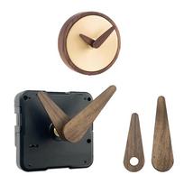 Pasidaryk pats tylaus kvarcinio sieninio laikrodžio mechanizmas su medinėmis rodyklėmis kūrybingam namų dekorui, laikrodžio mechanizmas 8-10 mm plokštei beige