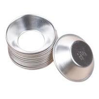 10 vnt Kiaušinio pyrago formos pyragas iš aliuminio lydinio pyrago formos kepimo įrankis Cupcake Egg tortas vaisių pyrago formos gėlės formos daugkartinė kepimo skarda