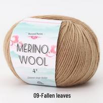 Vidutinio storio merino vilnos verpalų kamuolys, skirtas „pasidaryk pats“ rankomis austoms kepurėms, šalikams, megztiniams, paltams ir kūdikių drabužiams beige