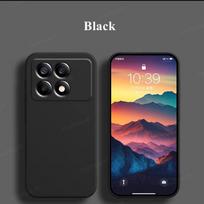 Skirta Poco X6 Pro dėklas Skirta Xiaomi Poco X6 Pro X5 X4 Pro M5 M4 Dangtelis Funda Skystas silikonas Minkštas galinis buferis Poco X6 Pro For Poco X6 Pro juoda