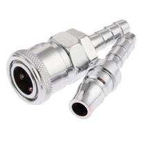 2 vnt Geležinės pneumatinės jungties oro linijos žarnos kompresoriaus jungties greito atjungimo movos oro linijos jungiamosios detalės 8 mm žarnai SH20 PH20