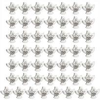 50vnt/daug Religinės Šventosios Dvasios Balandžio Laisvi Tarpiniai Karoliukai PASIDARYK pats Rožinio Karoliai Apyrankės Papuošalų Gamybos Dalys Priedai 50Pcs Silver Color