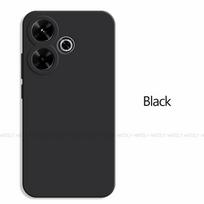 „Xiaomi Redmi 13“ dėklas, skirtas „Xiaomi Redmi 13 4G“ TPU smūgiams atsparus skysto silikono telefono galinis dangtelis, skirtas „Xiaomi Redmi 13“. Redmi 13 4G juoda