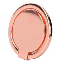 Mobile Phone Finger Ring Grip 360 degrees  Rotation Metal Phone Holder for Magnetic Car MountRose Gold rožinio aukso spalvos