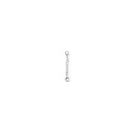 Double-Headed Lobster Clasp Extension Chain for DIY Jewelry & Accessories white