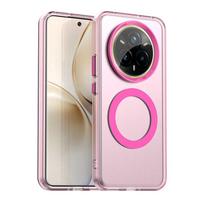 Dėklas Realme 14 Pro Plus dėklui Realme 14 Pro Plus magnetinis adsorbcijos belaidžio įkrovimo galinis dangtelis Realme 14 Pro Plus dėklui Realme 14 Pro Plus raudona