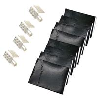 Lengvas montavimas Naudokite specialius elektrinio šildymo plėvelės spaustukus saugiam prijungimui 4 clamp and 8 paste