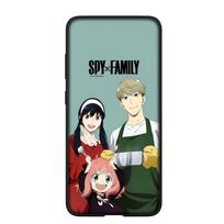 Telefono dėklas Samsung Galaxy S25 S24 S23 iPhone 16 15 Xiaomi Redmi Note 14 13 12 16E 11 Pro Max OPPO Moto Huawei Anime Spy X Family Anya Forger Dangtelis for Samsung Galaxy S24 FE rausvai ruda