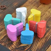 25 vnt./50 vnt./100 vnt. Plastikinės augalų sėklų etiketės Vazono žymeklis Sodo sėklų kuoliukai 25pcs 6x10cm  Pink