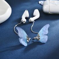Airpod drugelio ausų segtukai : Stilingas apsaugos nuo pametimo sprendimas moterims