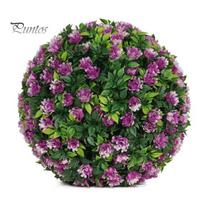 1/2 vnt. 20/25 cm dirbtinio buksmedžio rutulys, atsparus UV spinduliams, oro sąlygoms, pakabinamas dirbtinis gėlių žalumos rutulys lauko sodo verandos kiemo dirbtinis buksmedis 20cm 1pc