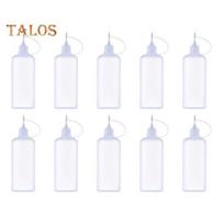 10 vnt. 5/10/20/30/50/100 ml talpos buteliukai su tiksliu aplikatoriumi, lašintuvai skysčiams, užpildomi, klijų buteliukai su purtykle, buteliukai su adatos tipo antgaliu klijams, skirti pasidaryk pats kvilingo amatams, aliejinė 5ML 10pcs