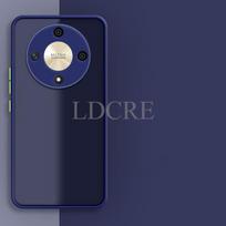 For Honor X9b Case Silicone TPU Matte Cover For Honor X9b X9a Case Honor X9b Capa Protector Transparent Rubber Case Honor X9b tamsiai mėlyna spalva