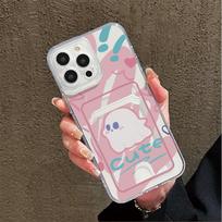 Card Slot Holder Silicone Wallet Pocket Case For Infinix Note 30 Xiaomi Redmi Note 14 iPhone 17 Air 16 15 Oppo Reno 13F 14F Cover Clear Phone Bumper Honor 8A/Huawei Y6 2019
