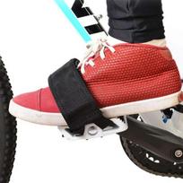 1 vnt Pedalų dirželiai Kojų pedalų dirželiai Vaikiški pedalų dirželiai Dviračio pedalų dirželiai juoda