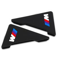 2 vnt. Automobilio durų kampų silikoniniai apsauginiai apsaugos nuo susidūrimų dangteliai BMW M E34 E36 E60 E90 E46 E39 E70 F10 F20 F30 X5 X6 X1 M3 M5 M6 E71 F01 F02 F87 juoda
