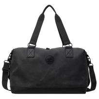 Simple and Atmospheric Short-distance Large-capacity Portable Travel Bag Dry and Wet Separation Leisure and Pull-in Fitness Bag mėlyna