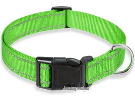 Reflective Pet Collar: Adjustable, Anti-Choke & Anti-Burst Design for Large Dogs and Cats with Leash. Extra Small (25-35CM) neoninės žalios spalvos