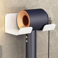 Hair Dryer Holder Wall Mounted Hair Straightener Dryer Hair Stand Bathroom Organizer Shelves Washroom Organization Shelves CDN balta